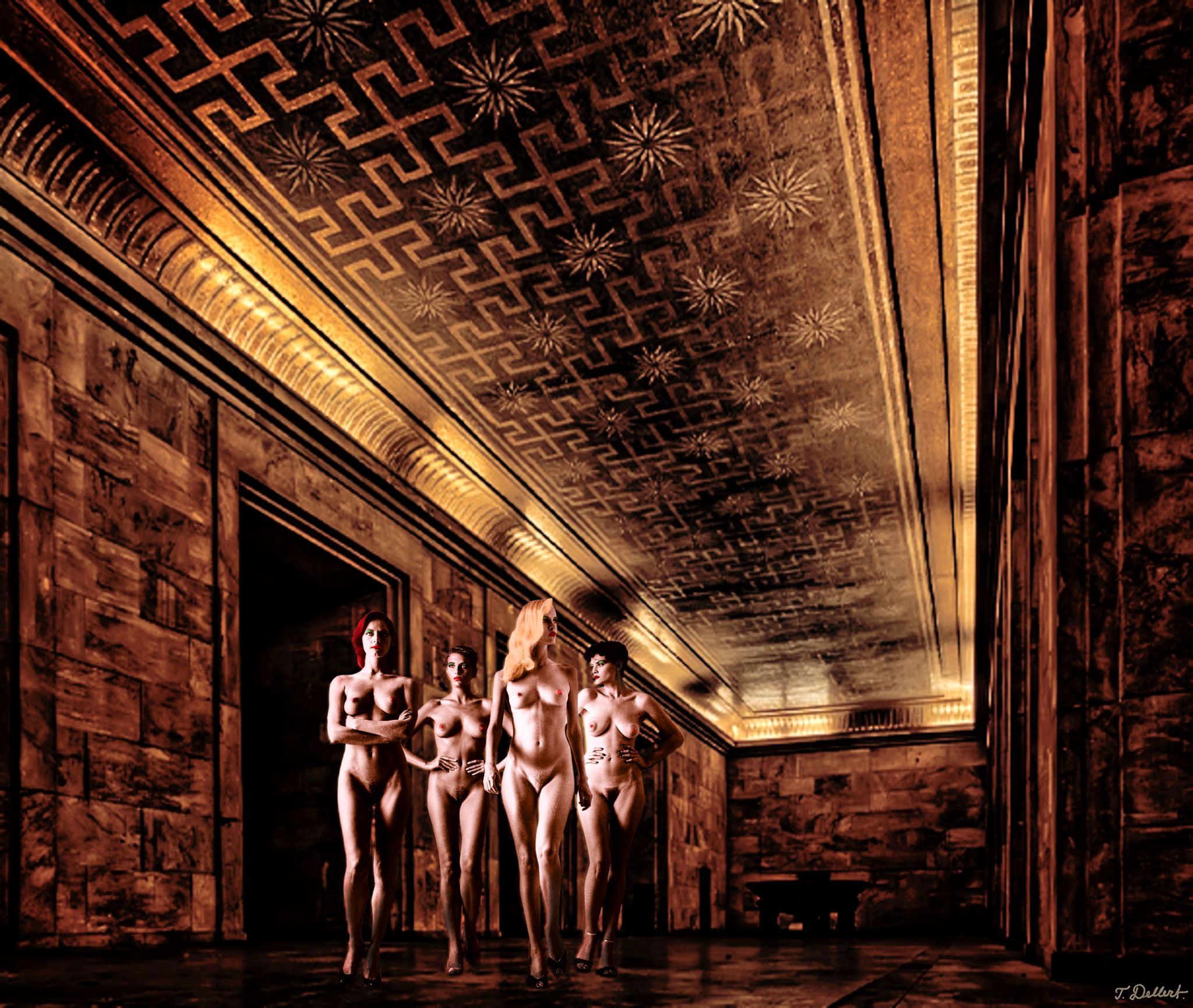 Naked in the Golden Room  copy
